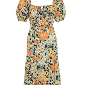 FAITHFULL THE BRAND - RENE MIDI DRESS IN PILOTTA FLORAL - NWT & NEVER WORN
